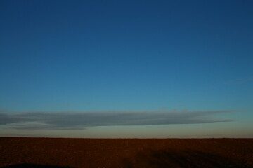 A sign in the desert