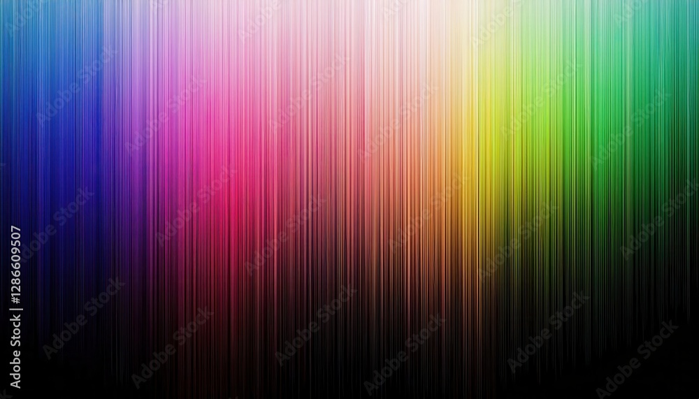 Poster vibrant vertical gradient texture with multicolor spectrum transition from pink to blue, abstract digital background