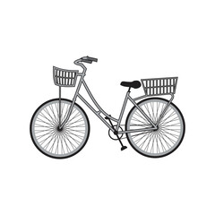 Design Bicycle Vector Illustrations Vectors