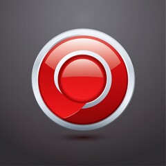 abstract background with red circles