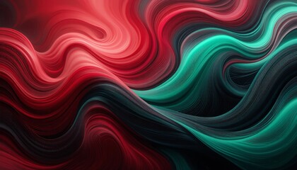 Obraz premium Dynamic fluid motion vivid abstract design