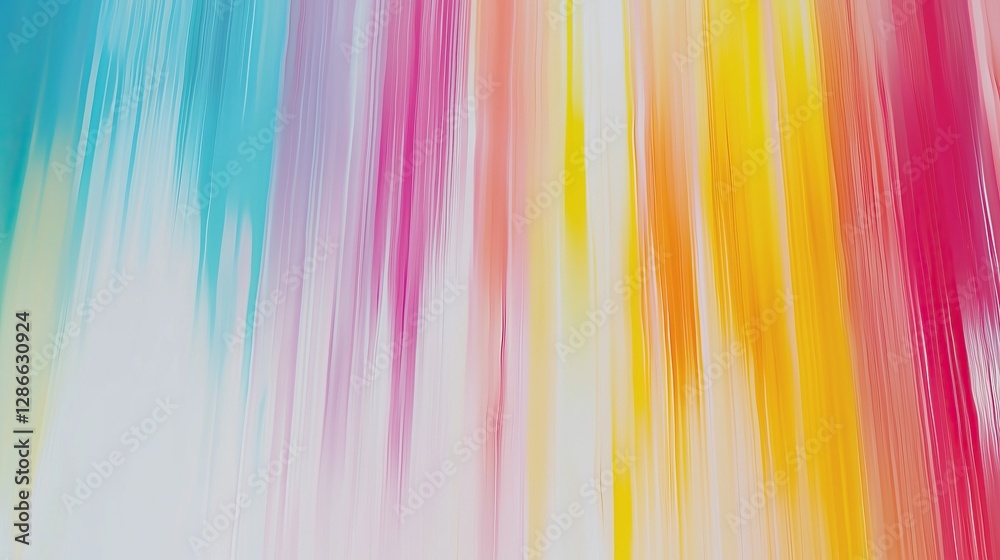 Poster Abstract art bright colors and fluid lines vibrant and dynamic visual experience