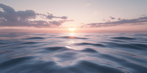 HDRI open ocean at sunset