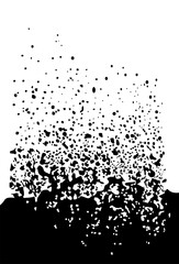 Minimal Grunge – Black & White Splatter