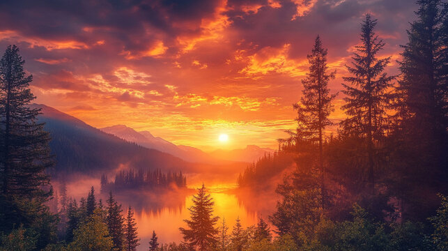 Beautifully captured sunrises and sunsets are some of the best-selling nature images.