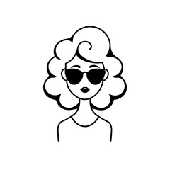 girl with sunglasses