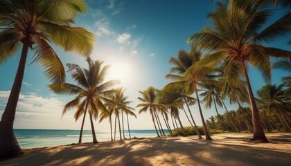 Fototapeta premium palm trees