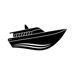 Elegant Hydrofoil Silhouette Vector Elements