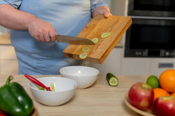 Preparing Fresh Ingredients in a Contemporary and Modern Kitchen Space for Culinary Delights