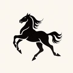 horse silhouette vector