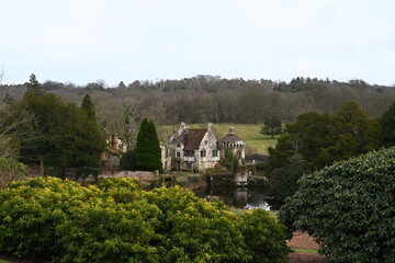 scotney castle near tunbridge wells england, beautiful English country houses