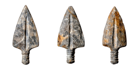 A set of four ancient war materials