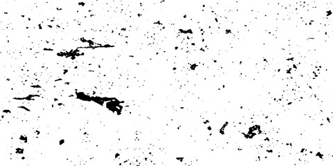 Distressed black texture. Dark grainy texture on white background. Dust overlay textured. Grain noise particles. Rusted white effect. Grunge design elements. Vector illustration, EPS 10.