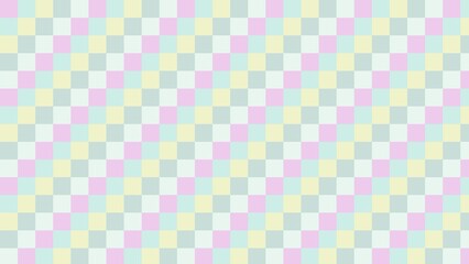 Pastel Checkered Pattern Background (4)