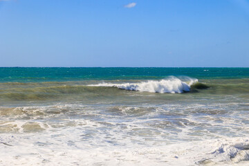 Powerful Waves Crashing on the Coast, Paphos, Cyprus, 24.11.2024..