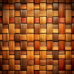 A beautifully crafted wood panel background featuring a woven