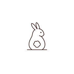 Rabbit Vector Logo Design