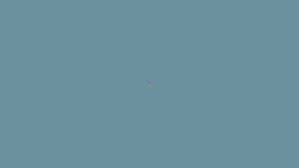 Plain Dusty Blue Background with Subtle Rainbow