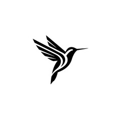 Obraz premium Hummingbird Vector Logo Design