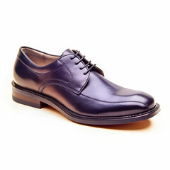 A stylish black shoe stock illustration on a white background