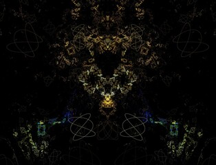 Imaginatory fractal abstract background Image