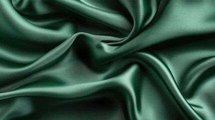 Fototapeta premium Deep ocean green background with a smooth polished effect