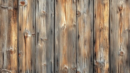 Naklejka premium Textured rustic wooden planks showcasing a warm, natural hue.