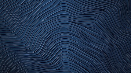 Obraz premium A textured blue surface with flowing, wave-like patterns, creating a sense of movement and depth.