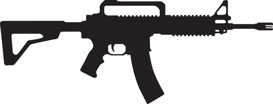 firearms gun Vector illustration design