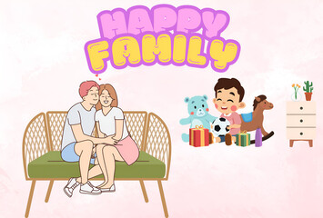 Happy Family Graphics