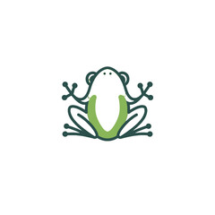 Frog Vector Logo Design