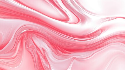 Obraz premium Light pink marble with soft swirling white patterns, glossy finish