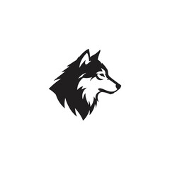Naklejka premium Wolf Vector Logo Design