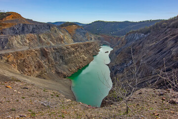 Old Quarry Near Novi Sad in Serbia