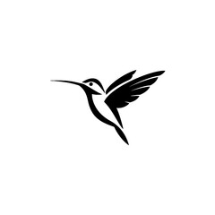 Obraz premium Hummingbird Vector Logo Design
