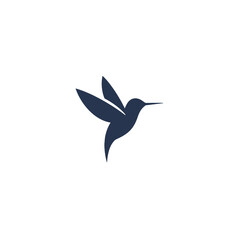 Obraz premium Hummingbird Vector Logo Design