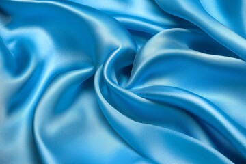 Obraz premium Close-up of vibrant royal blue mesh fabric.