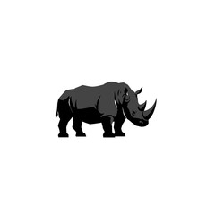 Obraz premium Rhinoceros Vector Logo Design