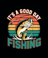 Fishing T-shirt Design