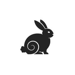 Fototapeta premium Rabbit Vector Logo Design