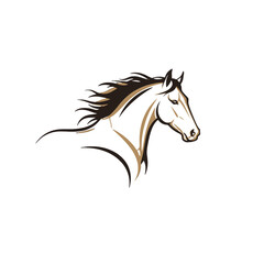 Horse Vector Logo Design