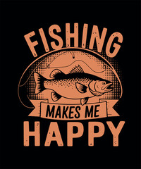 Fishing T-shirt Design