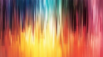 A vibrant, abstract background showcasing vertical streaks of color, ranging from blue to orange, evoking energy and emotion.