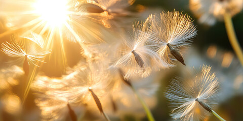 Dandelion Seed Flight
