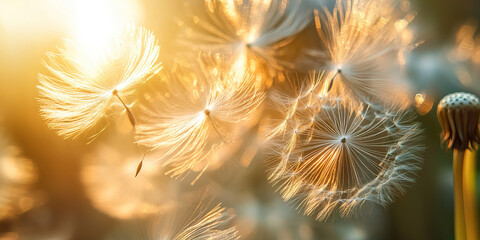 Dandelion Seed Flight
