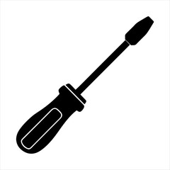 Screwdriver silhouette vector design