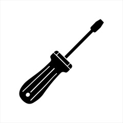 Screwdriver silhouette vector design