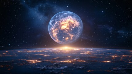 Stunning Cosmic View of Earth from Space