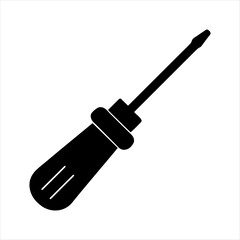 Screwdriver silhouette vector design
