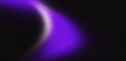 Purple black gradient background, grainy noise texture effect black backdrop web banner design